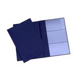 Porta-manual para Carro em PVC Azul